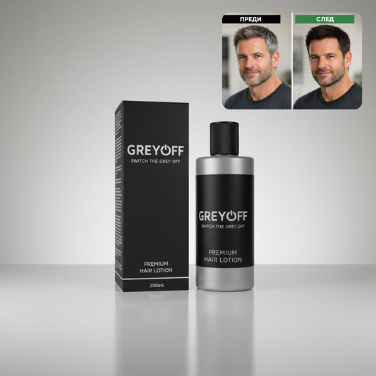 GreyOFF – Kevesebb ősz haj. Festés nélkül. Természetes módon.