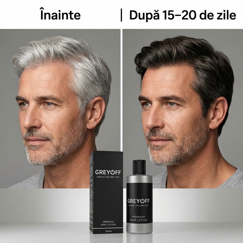GreyOFF – Kevesebb ősz haj. Festés nélkül. Természetes módon.